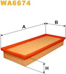 Wix Filters Φίλτρο Αέρα - WA6674