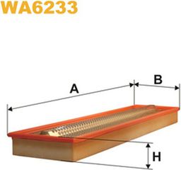 Wix Filters Φίλτρο Αέρα - WA6233