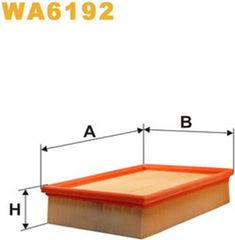 Wix Filters Φίλτρο Αέρα - WA6192