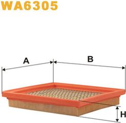 Wix Filters Φίλτρο Αέρα - WA6305