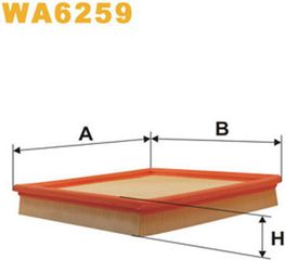 Wix Filters Φίλτρο Αέρα - WA6259