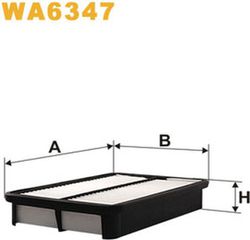 Wix Filters Φίλτρο Αέρα - WA6347
