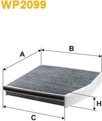 Wix Filters Φίλτρο, Αέρας Εσωτερικού Χώρου - WP2099