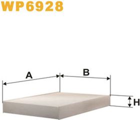 Wix Filters Φίλτρο, Αέρας Εσωτερικού Χώρου - WP6928