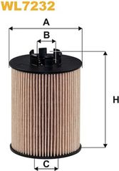 Wix Filters Φίλτρο Λαδιού - WL7232