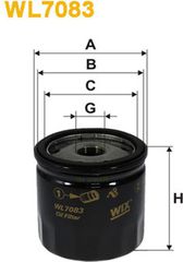 Wix Filters Φίλτρο Λαδιού - WL7083