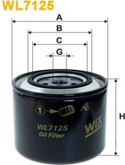 Wix Filters Φίλτρο Λαδιού - WL7125