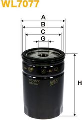 Wix Filters Φίλτρο Λαδιού - WL7077