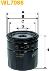 Wix Filters Φίλτρο Λαδιού - WL7086