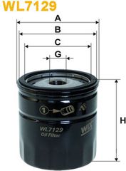 Wix Filters Φίλτρο Λαδιού - WL7129