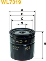Wix Filters Φίλτρο Λαδιού - WL7319