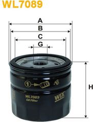 Wix Filters Φίλτρο Λαδιού - WL7089