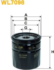 Wix Filters Φίλτρο Λαδιού - WL7098