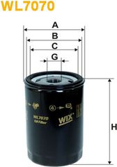 Wix Filters Φίλτρο Λαδιού - WL7070