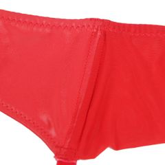 Red 2 Hook Back Sides Garter Belt Panty-thumb-2
