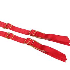 Red 2 Hook Back Sides Garter Belt Panty-thumb-7