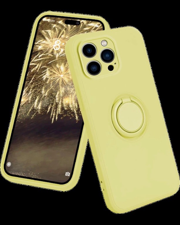 Defender Ring case for iPhone 16 Pro Max Yellow
