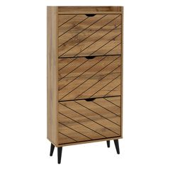 Παπουτσοθήκη Thelma 12 ζεύγων oak 60x23.8x131.6εκ