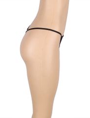 Black G-String With Diamond Back-thumb-8