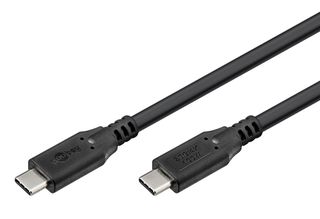 GOOBAY καλώδιο USB-C 74196, USB4, 100W, 20Gbps, 4K/60Hz, 1.5m, μαύρο
