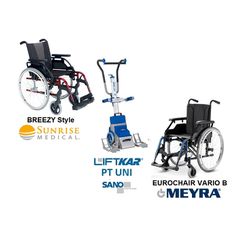 Σύστημα Ανάβασης Σκάλας Liftkar PT Universal με Επώνυμο Αμαξίδιο Ελαφρού Τύπου