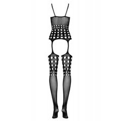 Plus Size Obsessive Spicy Bodystocking with Round Notches-thumb-3