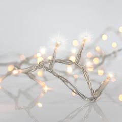288 θερμά flash led σε βροχή με δυνατότητα επέκτασης, διάφανο pvc καλώδιο και μετασχηματιστή 36V 600x60cm προέκταση παροχής IP44