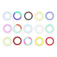 LED Ring light 33cm RGB 25W Black-thumb-1