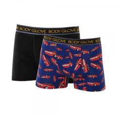 Body Glove Ανδρικό Μπόξερ Cotton & Modal Σετ 2 Τεμαχίων Με Σχέδιο Red Car