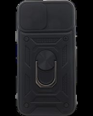 Defender Slide Ring case for iPhone 16 Pro Max Black-thumb-1