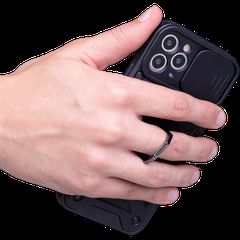 Defender Slide Ring case for iPhone 16 Pro Max Black-thumb-2