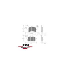 ΜΕΤΑΛΛΙΚΑ ΤΑΚΑΚΙΑ  CK-9H SINTER METAL PADS CK-9H TBR111