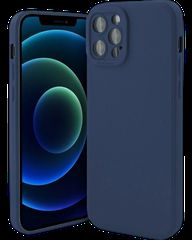 Silicon case protect lens for iPhone 16 Pro Max Dark Blue