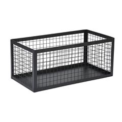 ESTIA ΚΑΛΑΘΙ ΑΠΟΘΗΚΕΥΣΗΣ & ΟΡΓΑΝΩΣΗΣ CAGE ΜΕΤΑΛΛΙΚΟ 30x15.5x13cm ΜΑΥΡΟ