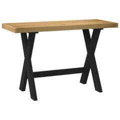 Γραφείο NOAIN με πόδια σχήματος X 120x50x75 cm μασίφ ξύλο πεύκο 4100040