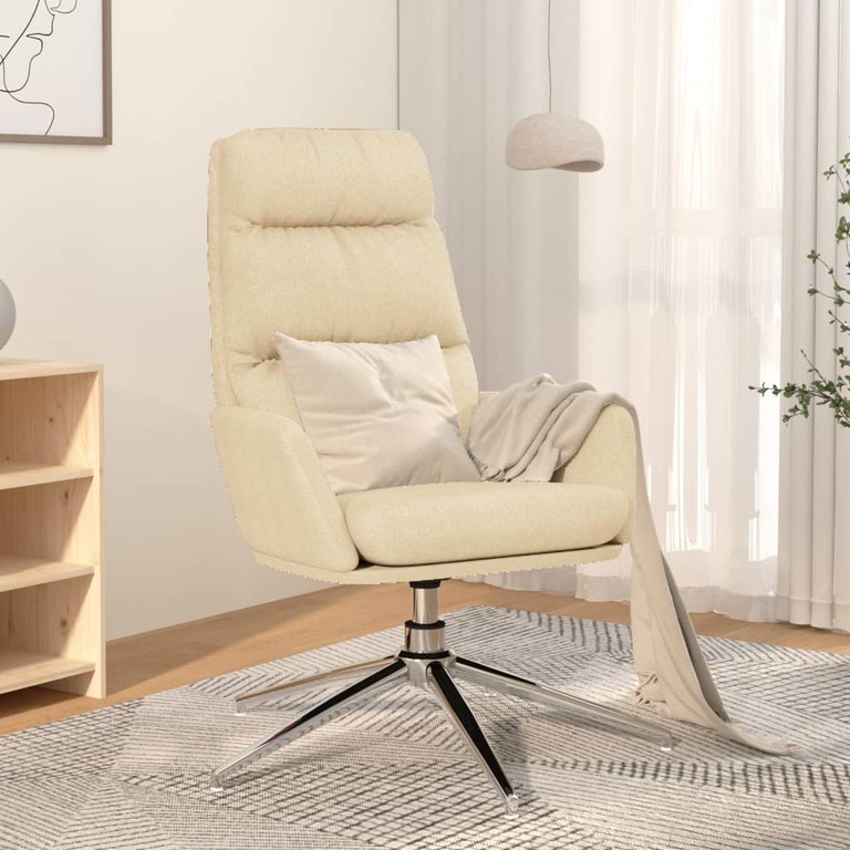 Πολυθρόνα Relax Κρεμ Υφασμάτινη 341132