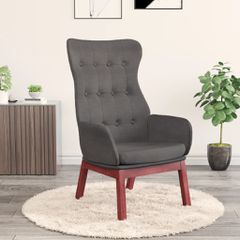 Πολυθρόνα Relax Σκούρο Γκρι Υφασμάτινη 341269