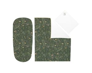 Σετ Προίκας για Καλαθούνα 6τμχ Secret Garden Green Kikka Boo