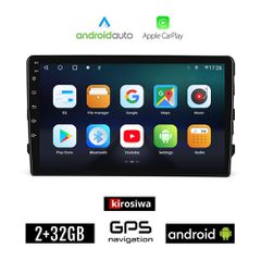 KIROSIWA TOYOTA COROLLA (2013 - 2016) Android οθόνη αυτοκίνητου 2GB με GPS WI-FI (ηχοσύστημα αφής 9" ιντσών Android Auto Apple Carplay Youtube Playstore MP3 USB Radio Bluetooth Mirrorlink εργοστασιακή
