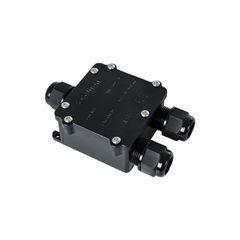 GloboStar® FAST-CONNECT 69915 Τριπλό Υ Αδιάβροχο IP68 Κυτίο Ταχείας Σύνδεσης & Διακλάδωσης Καλωδίων - 3 x Είσοδοι - Εσωτερική Τετραπλή Κλέμα με Συμβατή Διατομή Καλωδίων 4 x 0.5mm² έως 4 x 2.5mm² - 500