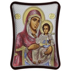 ΑΣΗΜΕΝΙΑ ΕΙΚΟΝΑ ΠΑΝΑΓΙΑ ΙΕΡΟΣΟΛΥΜΙΤΙΣΣΑ MA-E1402-1XC Ασήμι 925 επιπλατινωμένο