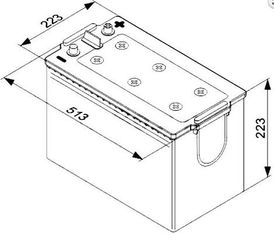 ΜΠΑΤΑΡΙΑ ΦΟΡΤΗΓΟΥ MITSUBA 68022 12V 180AH-thumb-1