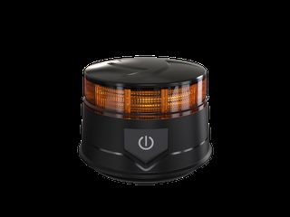 Επαναφορτιζόμενος LED Φάρος Πορτοκαλί 12V / 24V Με Μαγνήτη και Βεντούζα Ø130mm FZMAR304