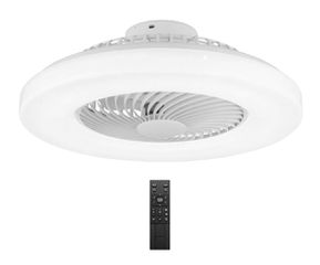 POWERTECH smart ανεμιστήρας οροφής HLL-0172 με LED φως, 25W, Φ55x20cm, λευκός