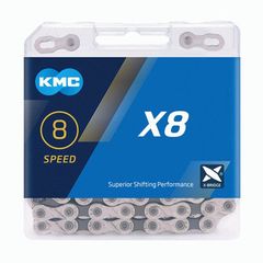 KMC X8 Siver   Grey 18 21 24speed