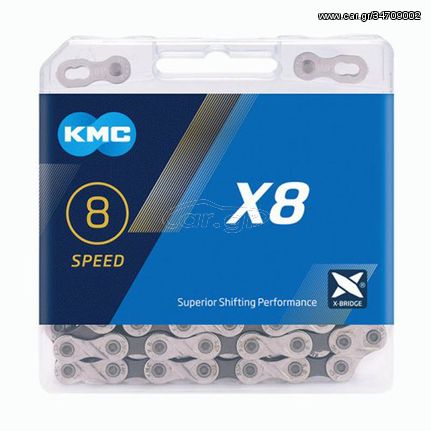 KMC X8 Siver   Grey 18 21 24speed