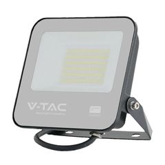 V-TAC PRO SMD LED προβολέας Samsung Chip 50W καλώδιο 1m μαύρο χρώμα 4000K IP65 - SKU 23688