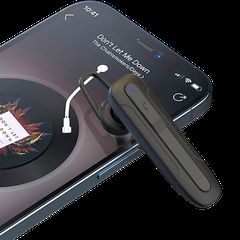 XO Bluetooth Handsfree Earphone BE28 black-thumb-2