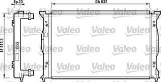 Valeo Ψυγείο, Ψύξη Κινητήρα - 732839