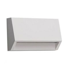 LED φωτιστικό κυρτό πολυκαρμπονικό επίτοιχο έμμεσου φωτισμού 2W ορθογώνιο σε λευκό χρώμα με δυνατότητα εναλλαγής χρωμάτων CCT IP65